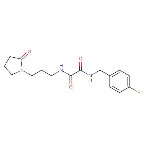 N'-[(4-fluorophenyl)methyl]-N-[3-(2-oxopyrrolidin-1-yl)propyl]ethanediamide