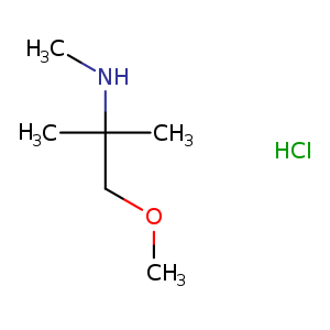(2-methoxy-1,1-dimethylethyl)methylamine hydrochloride