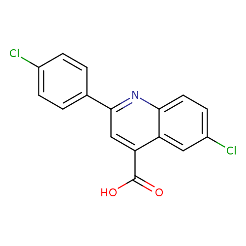6-Chloro-2-(4-chlorophenyl)-4-quinoline carboxylic acid