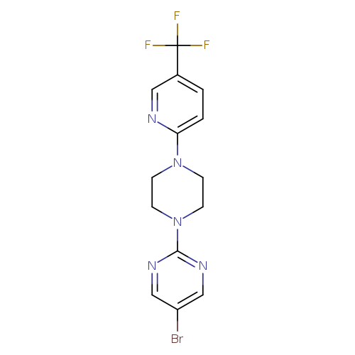 5-bromo-2-{4-[5-(trifluoromethyl)pyridin-2-yl]piperazin-1-yl}pyrimidine