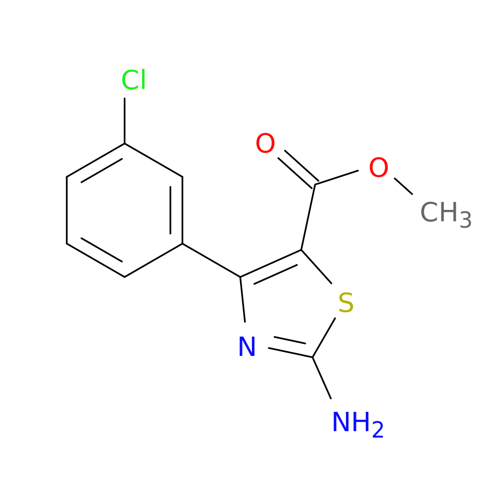 Methyl 2-amino-4-(3-chlorophenyl)thiazole-5-carboxylate