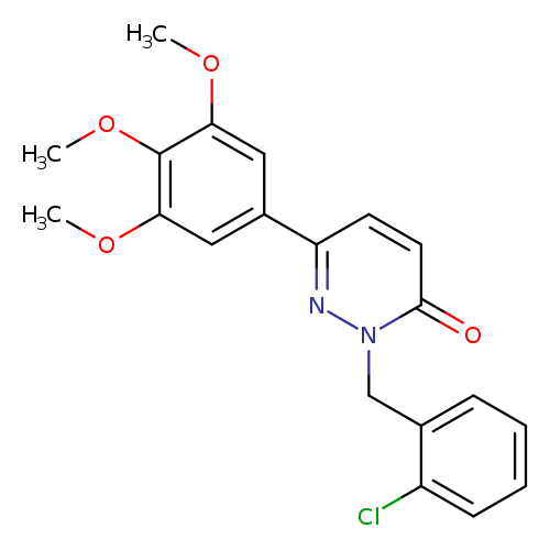 2-[(2-chlorophenyl)methyl]-6-(3,4,5-trimethoxyphenyl)-2,3-dihydropyridazin-3-one