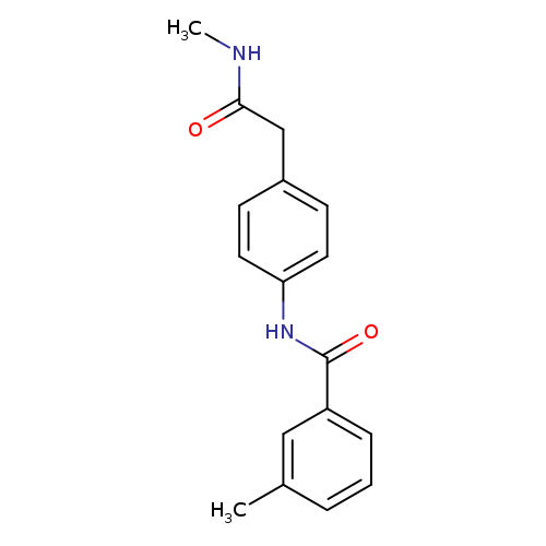 3-methyl-N-{4-[2-(methylamino)-2-oxoethyl]phenyl}benzamide