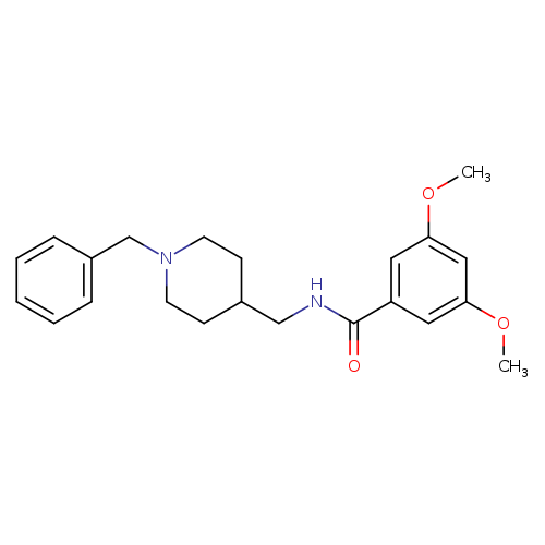 N-[(1-benzylpiperidin-4-yl)methyl]-3,5-dimethoxybenzamide