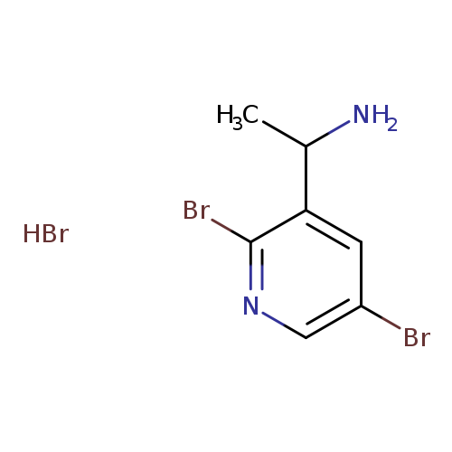 1-(2,5-dibromopyridin-3-yl)ethan-1-aminehydrobromide