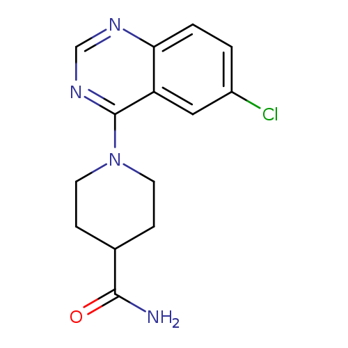 1-(6-chloroquinazolin-4-yl)piperidine-4-carboxamide