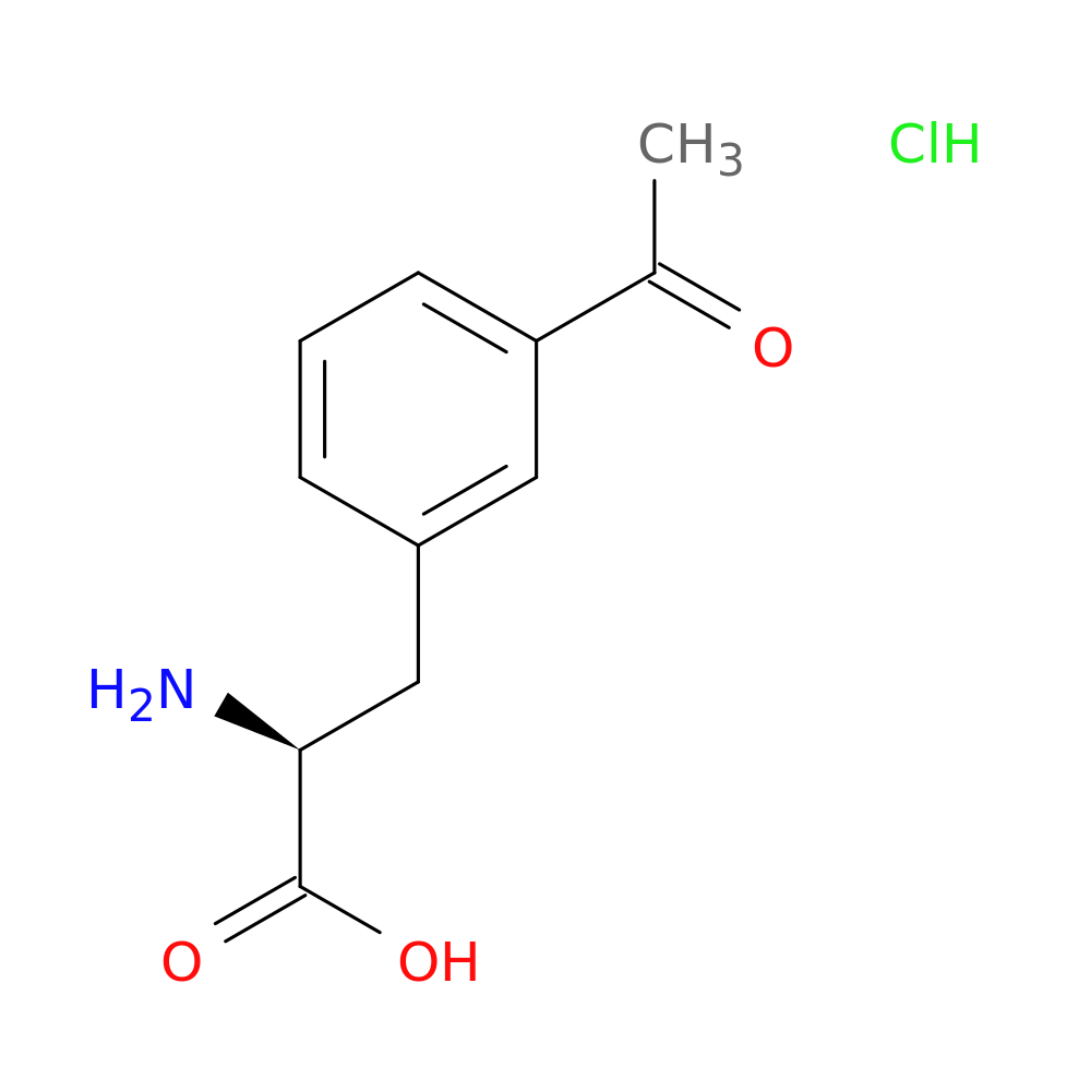 (2S)-3-(3-acetylphenyl)-2-aminopropanoic acid hydrochloride