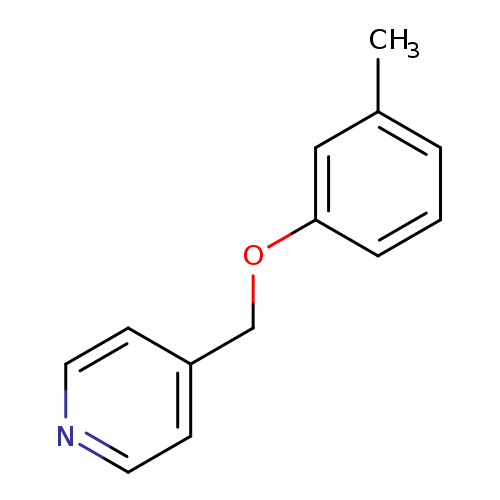 4-[(3-methylphenoxy)methyl]pyridine