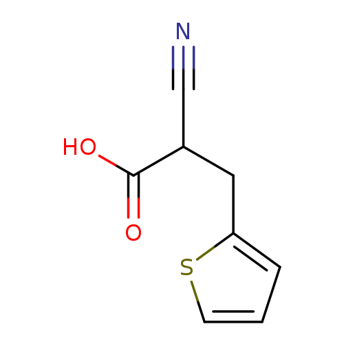 2-Thiophenepropanoic acid, α-cyano-
