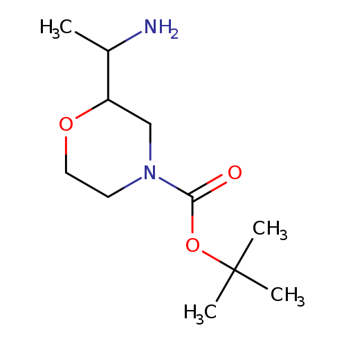 tert-Butyl 2-(1-aminoethyl)morpholine-4-carboxylate