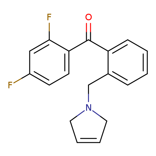 (2,4-Difluorophenyl)(2-((2,5-dihydro-1H-pyrrol-1-yl)methyl)phenyl)methanone