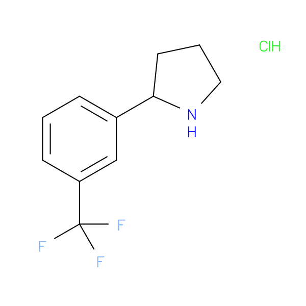 2-(3-(Trifluoromethyl)phenyl)pyrrolidine hydrochloride