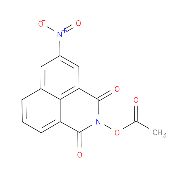 7-nitro-2,4-dioxo-3-azatricyclo[7.3.1.0^{5,13}]trideca-1(12),5,7,9(13),10-pentaen-3-yl acetate