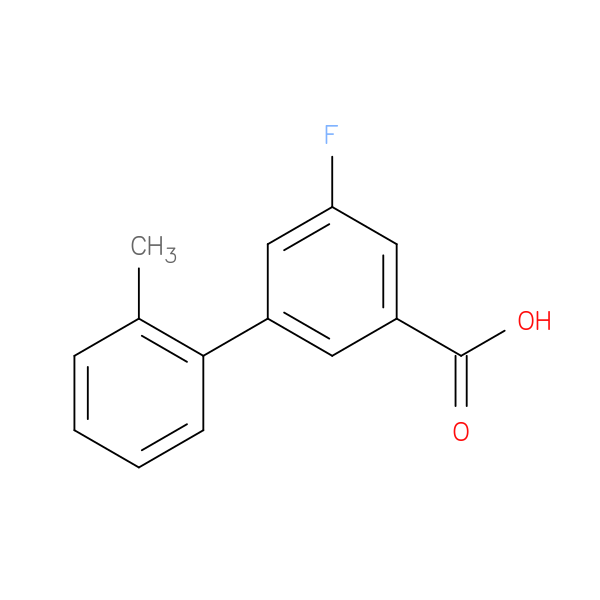 5-Fluoro-3-(2-methylphenyl)benzoic acid