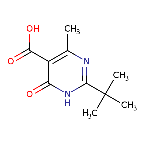 2-tert-Butyl-4-methyl-6-oxo-1,6-dihydropyrimidine-5-carboxylic acid