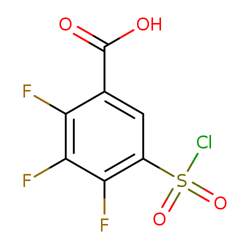 5-(Chlorosulfonyl)-2,3,4-trifluorobenzoic acid