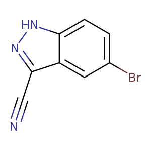 1H-Indazole-3-carbonitrile, 5-bromo-
