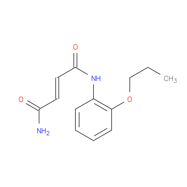 But-2-enedioic acid amide (2-propoxy-phenyl)-amide