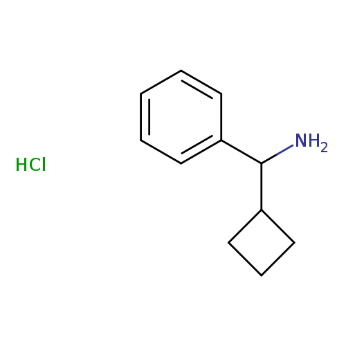Benzenemethanamine, a-cyclobutyl-, hydrochloride