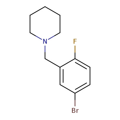 1-[(5-Bromo-2-fluorophenyl)methyl]piperidine