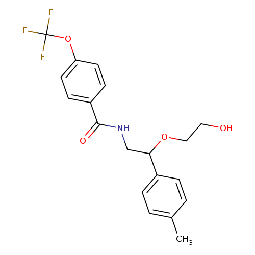N-[2-(2-hydroxyethoxy)-2-(4-methylphenyl)ethyl]-4-(trifluoromethoxy)benzamide