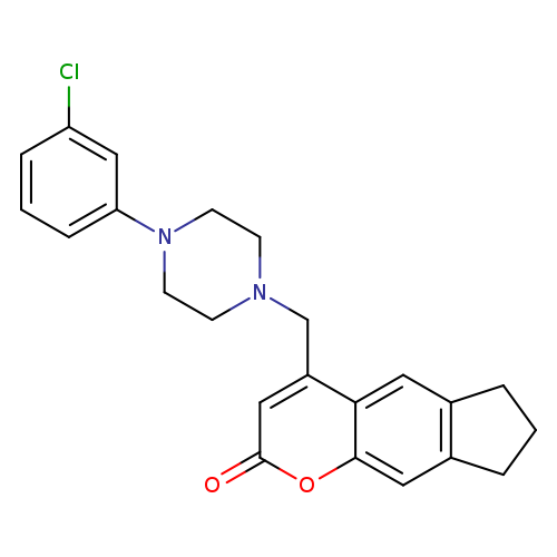 4-{[4-(3-chlorophenyl)piperazin-1-yl]methyl}-2H,6H,7H,8H-cyclopenta[g]chromen-2-one