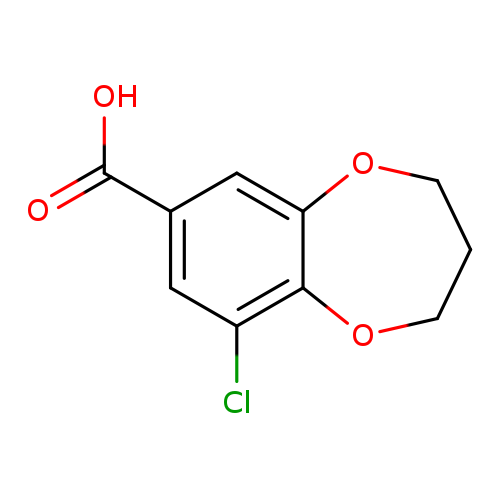9-chloro-3,4-dihydro-2H-1,5-benzodioxepine-7-carboxylic acid