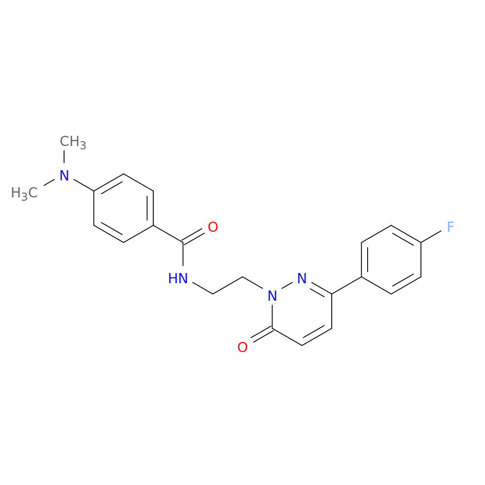 4-(dimethylamino)-N-{2-[3-(4-fluorophenyl)-6-oxo-1,6-dihydropyridazin-1-yl]ethyl}benzamide