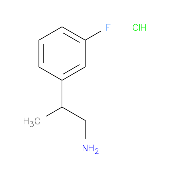 2-(3-Fluorophenyl)propan-1-amine hydrochloride