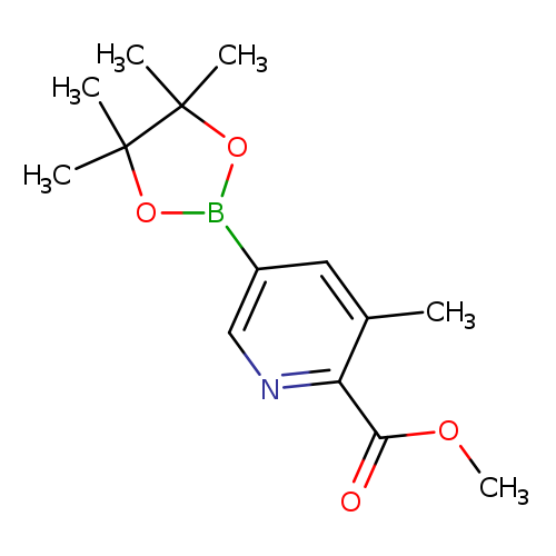 2-Methoxycarbonyl-3-methylpyridine-5-boronic acid pinacol ester