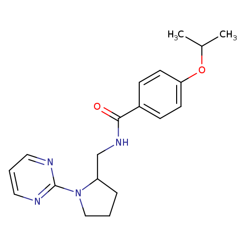 4-(propan-2-yloxy)-N-{[1-(pyrimidin-2-yl)pyrrolidin-2-yl]methyl}benzamide