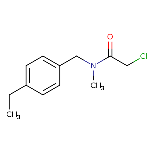2-chloro-N-[(4-ethylphenyl)methyl]-N-methylacetamide