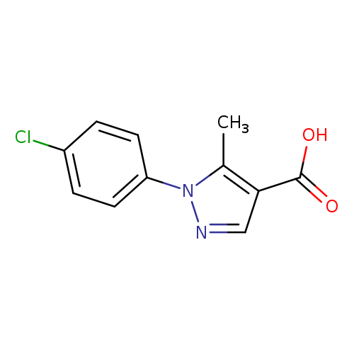 1H-Pyrazole-4-carboxylic acid, 1-(4-chlorophenyl)-5-methyl-