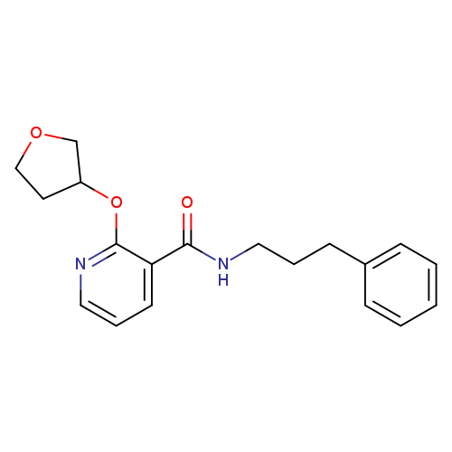 2-(oxolan-3-yloxy)-N-(3-phenylpropyl)pyridine-3-carboxamide