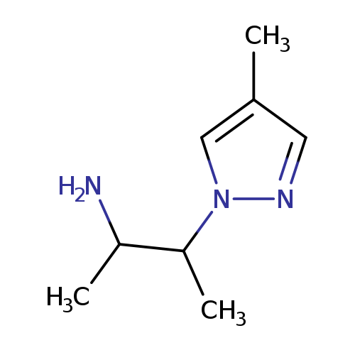 3-(4-methyl-1H-pyrazol-1-yl)butan-2-amine