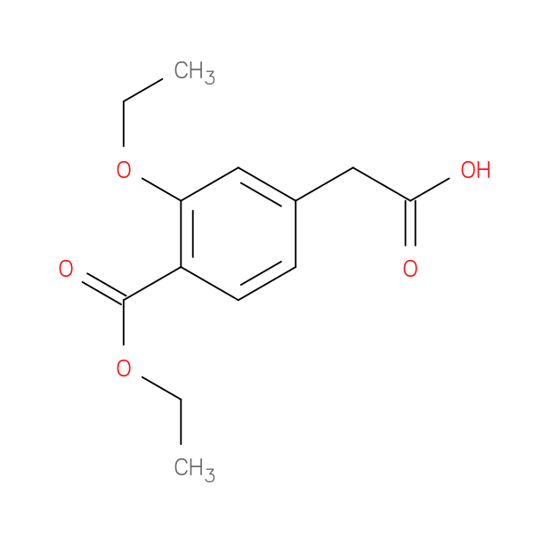 3-Ethoxy-4-(ethoxycarbonyl)benzeneacetic acid