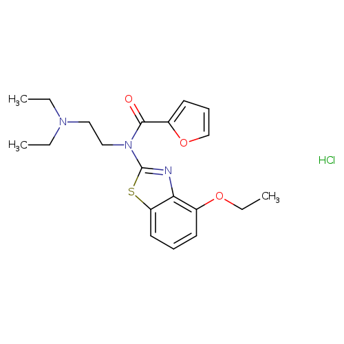 N-[2-(diethylamino)ethyl]-N-(4-ethoxy-1,3-benzothiazol-2-yl)furan-2-carboxamide hydrochloride