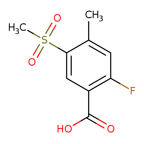 2-fluoro-5-methanesulfonyl-4-methylbenzoicacid