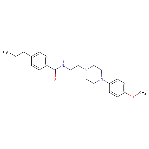 N-{2-[4-(4-methoxyphenyl)piperazin-1-yl]ethyl}-4-propylbenzamide