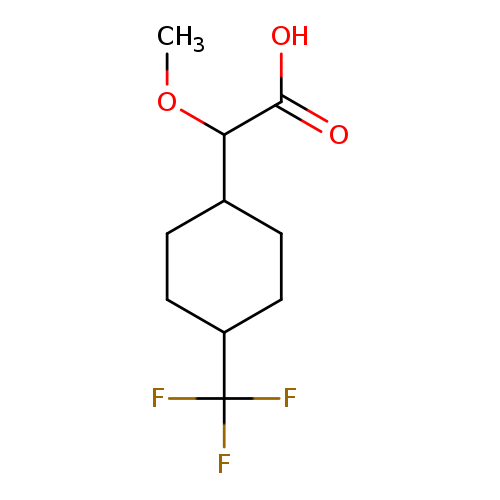 2-methoxy-2-[4-(trifluoromethyl)cyclohexyl]aceticacid,Mixtureofdiastereomers