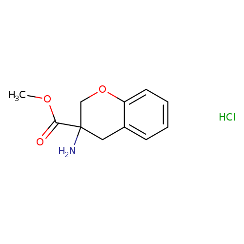 methyl 3-amino-3,4-dihydro-2H-1-benzopyran-3-carboxylate hydrochloride