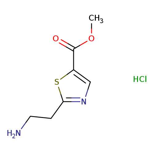 methyl 2-(2-aminoethyl)-1,3-thiazole-5-carboxylate hydrochloride