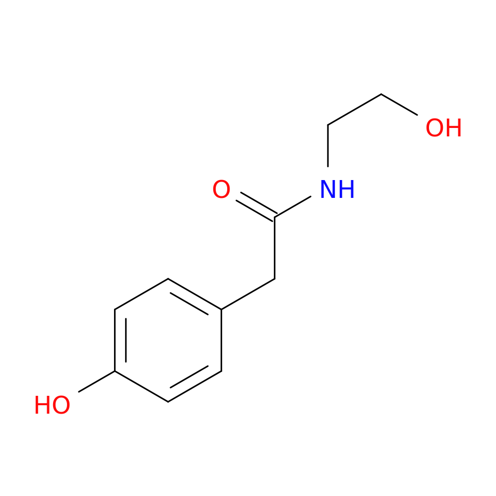N-(2-hydroxyethyl)-2-(4-hydroxyphenyl)acetamide