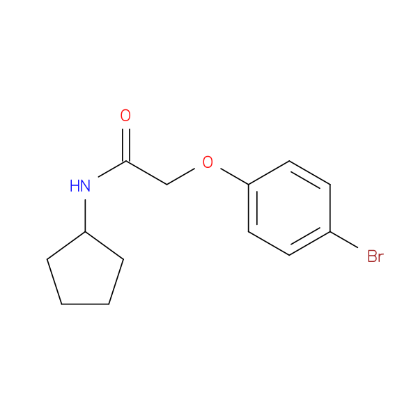 2-(4-bromophenoxy)-N-cyclopentylacetamide