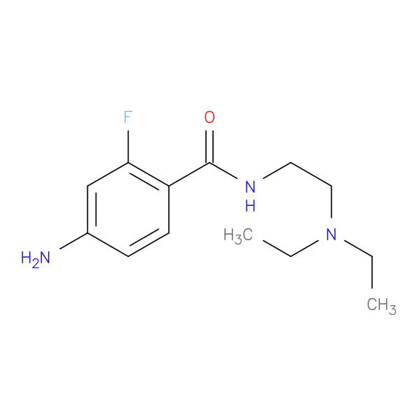 4-amino-N-[2-(diethylamino)ethyl]-2-fluorobenzamide