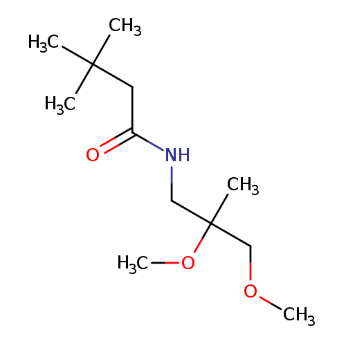 N-(2,3-dimethoxy-2-methylpropyl)-3,3-dimethylbutanamide