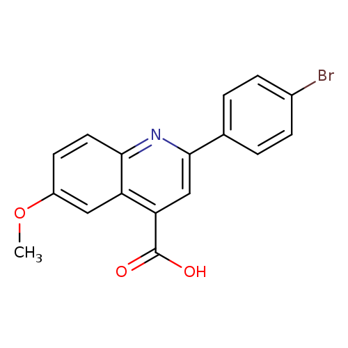 2-(4-Bromophenyl)-6-methoxyquinoline-4-carboxylic acid