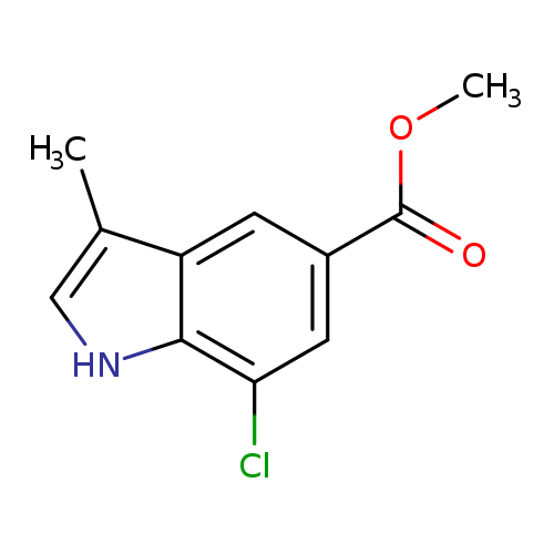 methyl 7-chloro-3-methyl-1H-indole-5-carboxylate