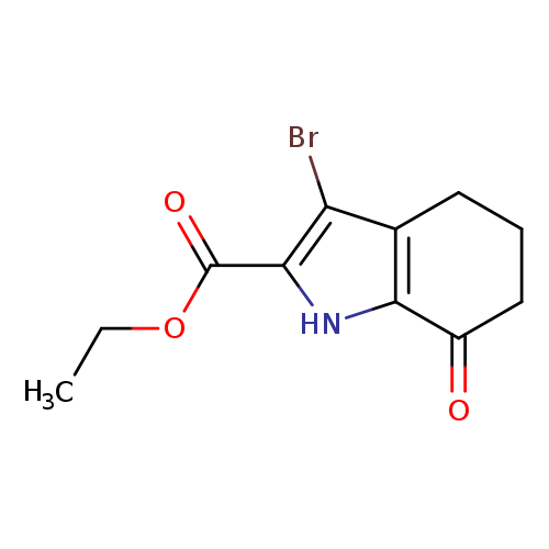 Ethyl 3-bromo-7-oxo-4,5,6,7-tetrahydro-1h-indole-2-carboxylate