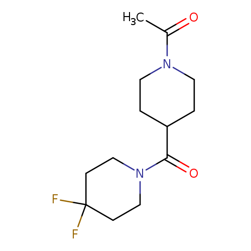 1-[4-(4,4-difluoropiperidine-1-carbonyl)piperidin-1-yl]ethan-1-one